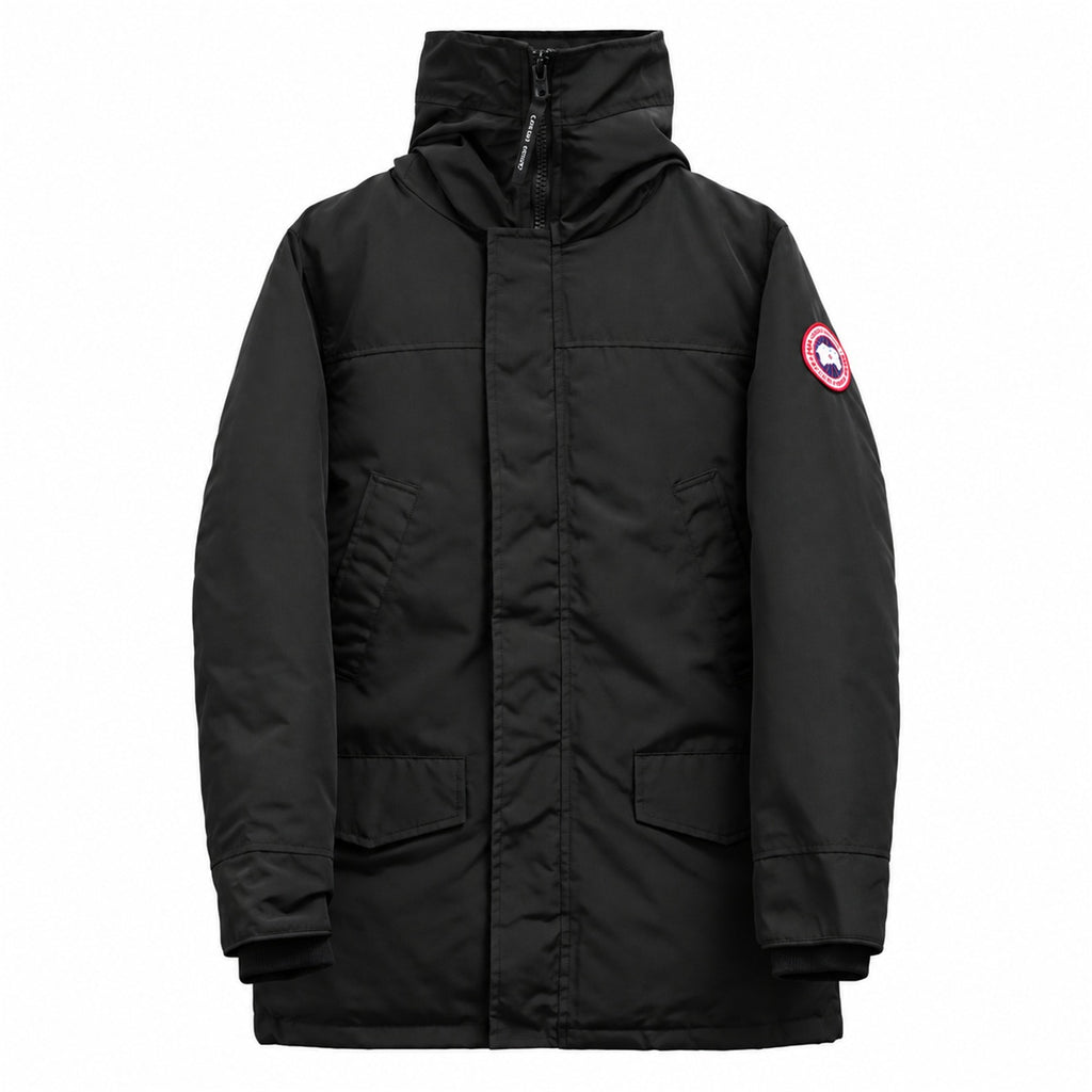 Canada Goose High-Collar Parka - Black - Front