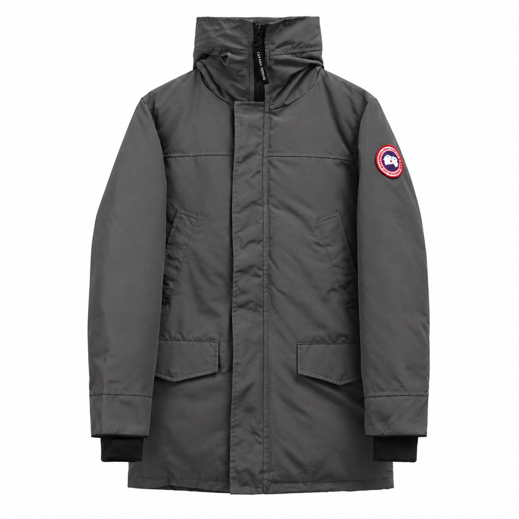 Canada Goose High-Collar Parka - Charcoal Gray - Front
