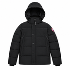 Canada Goose Hooded Puffer - Black - Front
