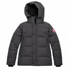 Canada Goose Hooded Puffer - Gray - Front