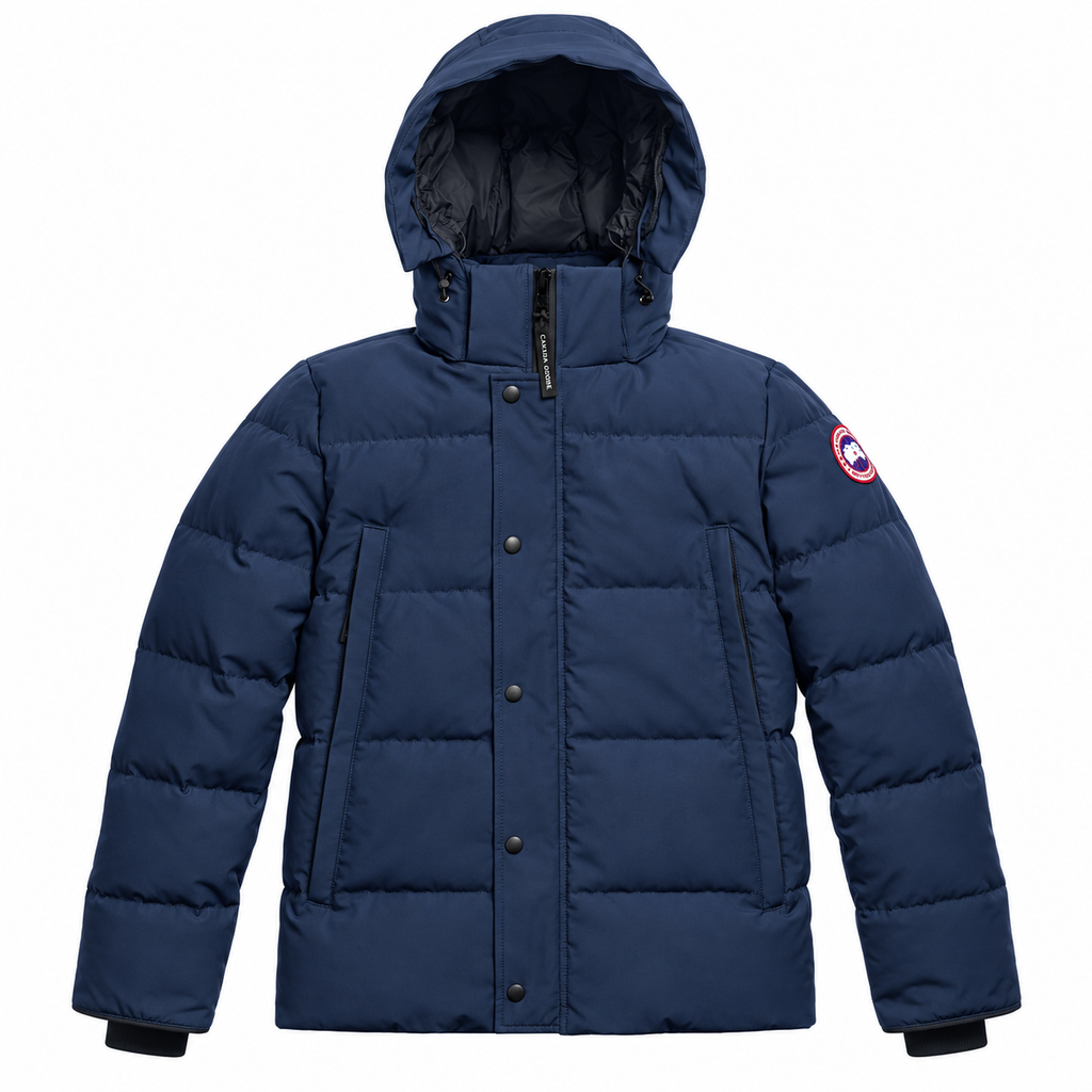 Canada Goose Hooded Puffer - Navy Blue - Front
