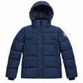 Canada Goose Hooded Puffer - Navy Blue - Front