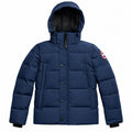 Canada Goose Hooded Quilted Puffer - Navy Blue - Front