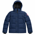 Canada Goose Hooded Quilted Puffer - Navy Blue - Front