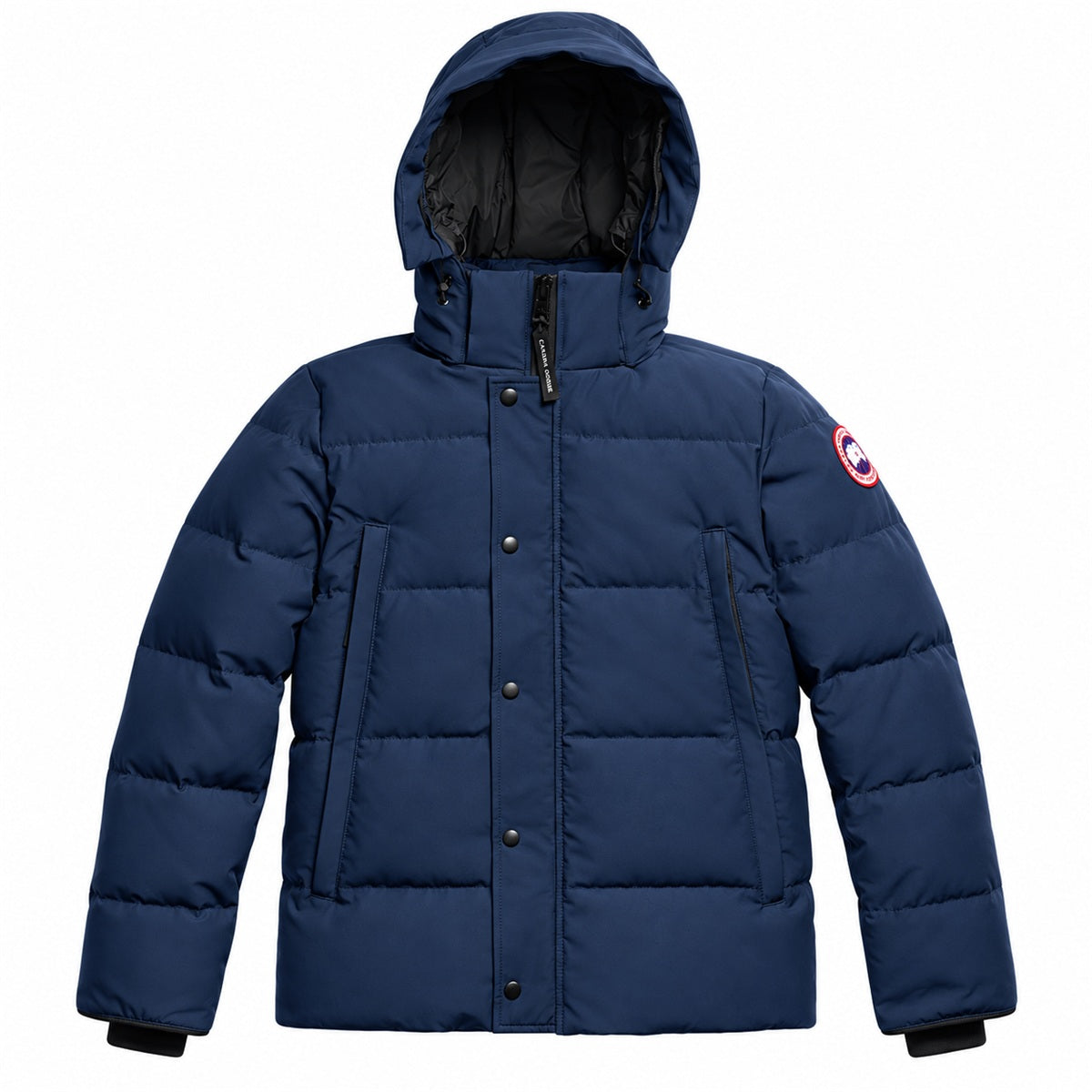 Canada Goose Hooded Quilted Puffer - Navy Blue - Front