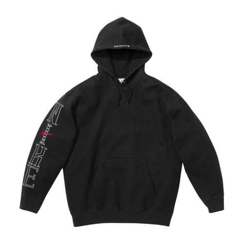 Supreme x Nike Black Hooded Sweatshirt