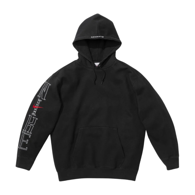 Supreme x Nike Black Hooded Sweatshirt