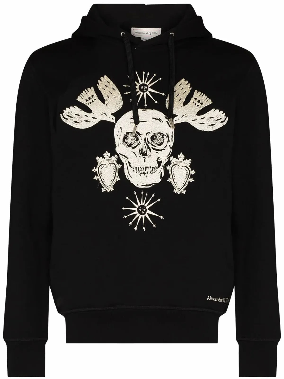 Alexander McQueen Skull‑Embroidered Hoodie