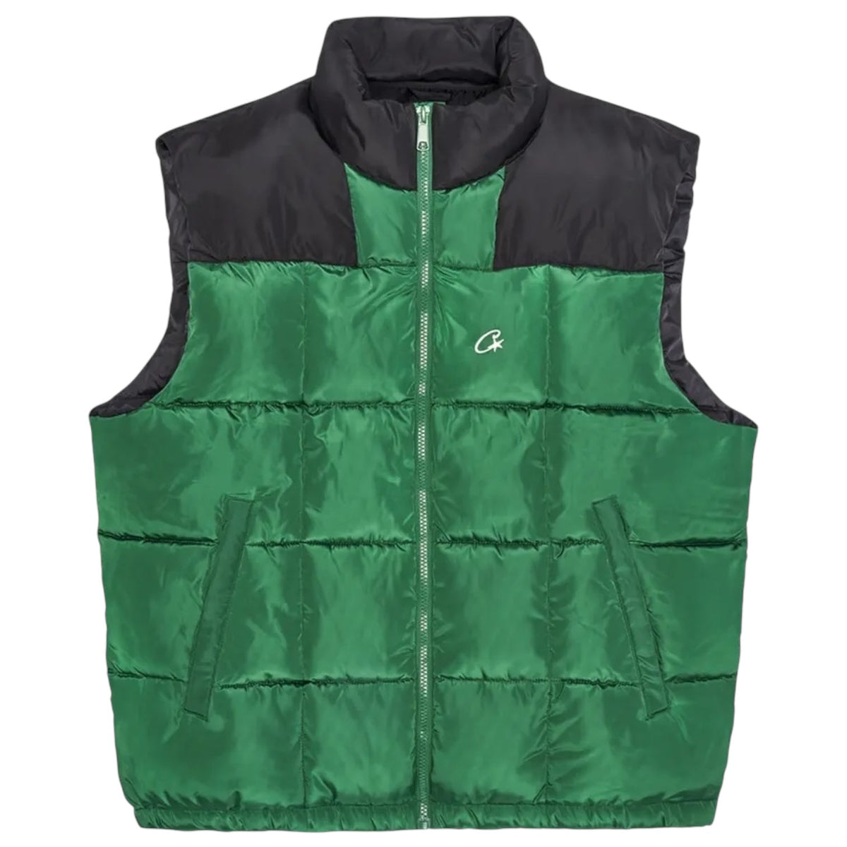 Corteiz Bolo Bodywarma Vest Gilet Green