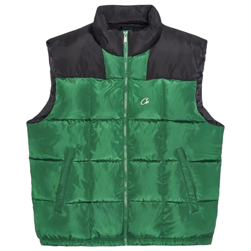 Corteiz Bolo Bodywarma Vest Gilet Green