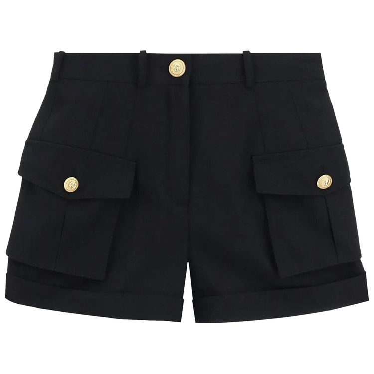 Balmain Grain De Poudre Cargo Shorts
