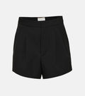 Saint Laurent Virgin Wool High-Rise Shorts