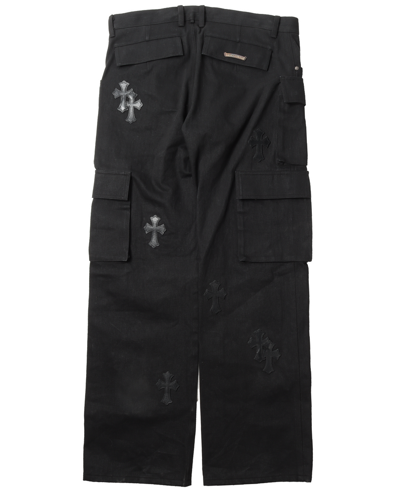 Chrome Hearts Black Multipocket Cargo Pants