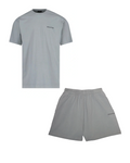Balenciaga Grey T‑Shirt & Shorts Set