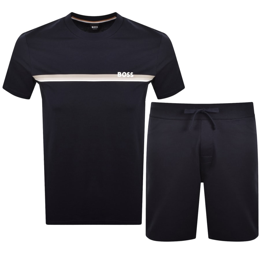 BOSS Authentic Short Set Navy