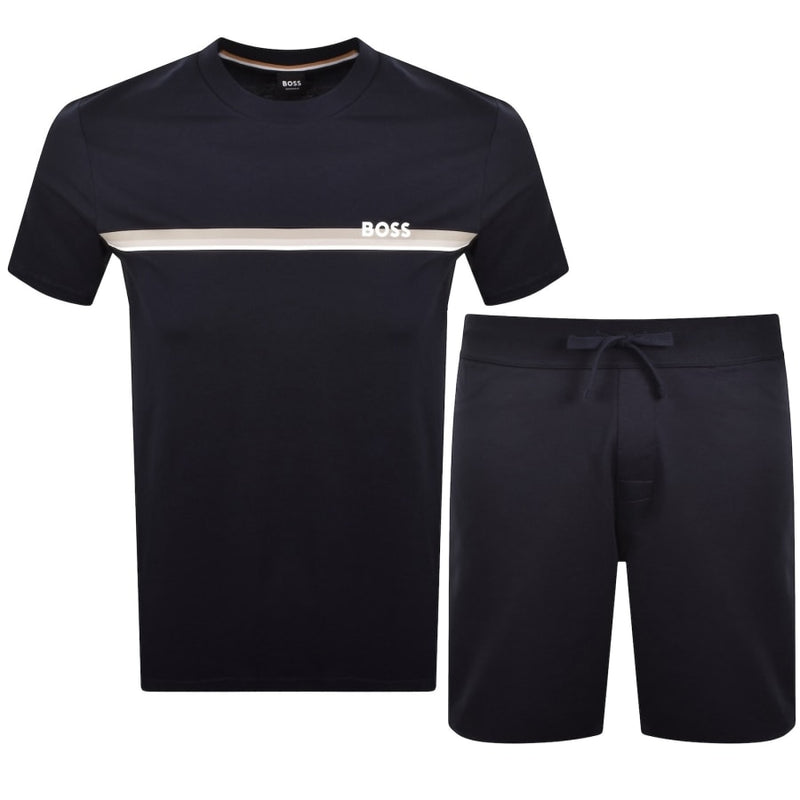 BOSS Authentic Short Set Navy