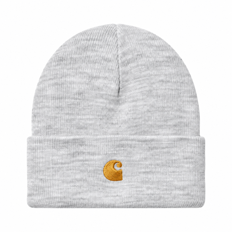 Chase Beanie, Ash Heather / Gold