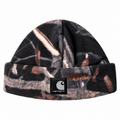 Blevin Beanie, Camo Feather Tree, Black