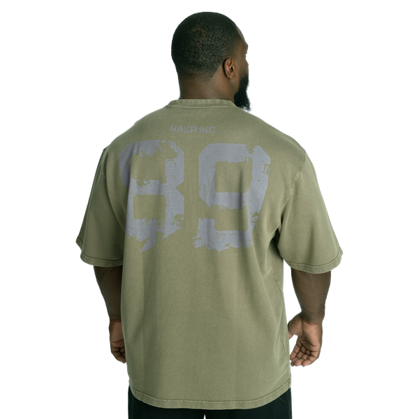 89 Terry Iron Tee — Washed Green