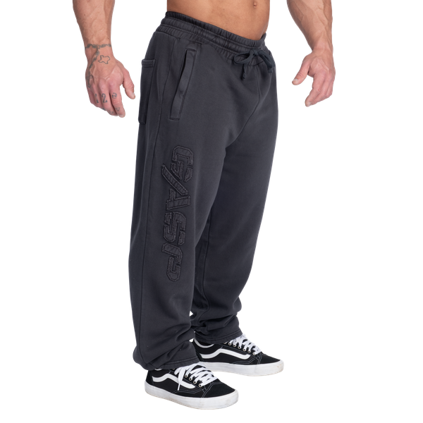 Washed Baggy Pants — Washed Black