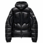 Moncler Graphic Panel Hooded Puffer - Black - Front