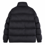 Black Moncler high collar jacket – matteback