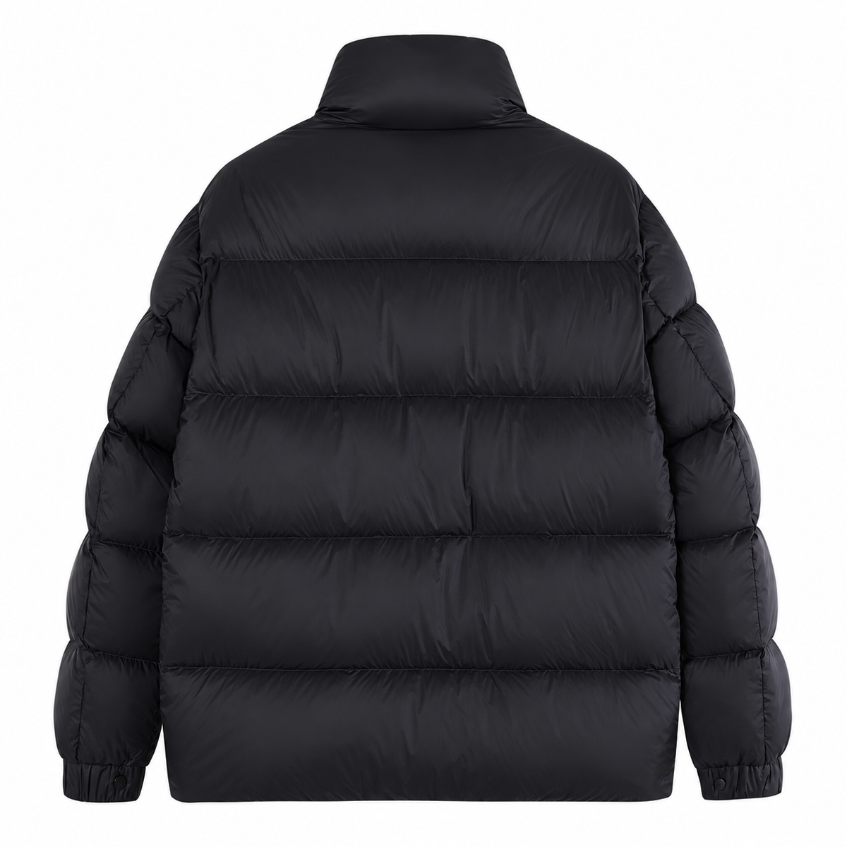 Black Moncler high collar jacket – matteback