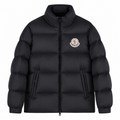 Black Moncler high collar jacket – mattefront