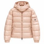 Moncler Hooded Puffer Jacket - Light Pink - Front