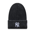 New York Yankees MLB Washed Black Cuff Knit Beanie Hat