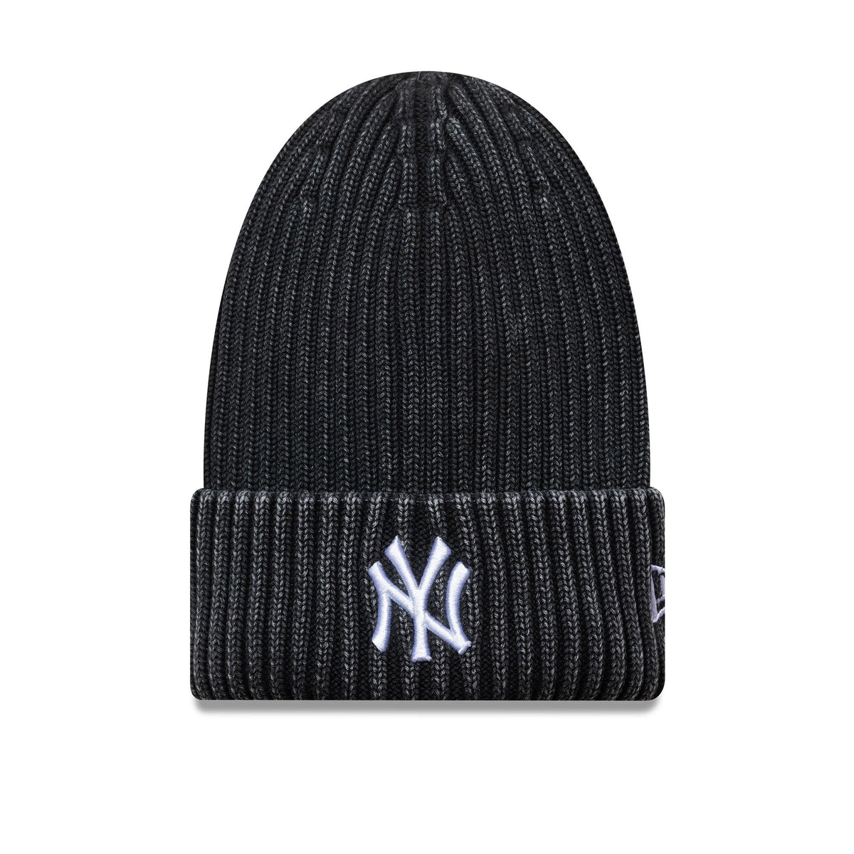 New York Yankees MLB Washed Black Cuff Knit Beanie Hat
