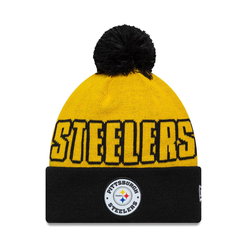 Pittsburgh Steelers NFL International Games 2026 Paris Dark Yellow Cuff Knit Beanie Hat