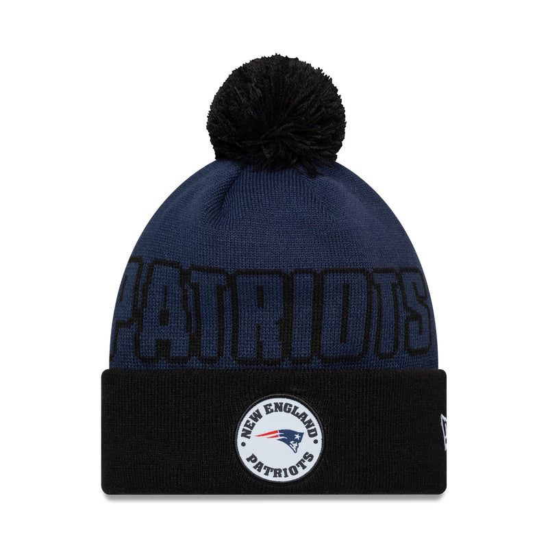 New England Patriots NFL International Games 2026 Munich Dark Blue Cuff Knit Beanie Hat