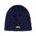 CASHMERE LEOPARD SKULLCAP