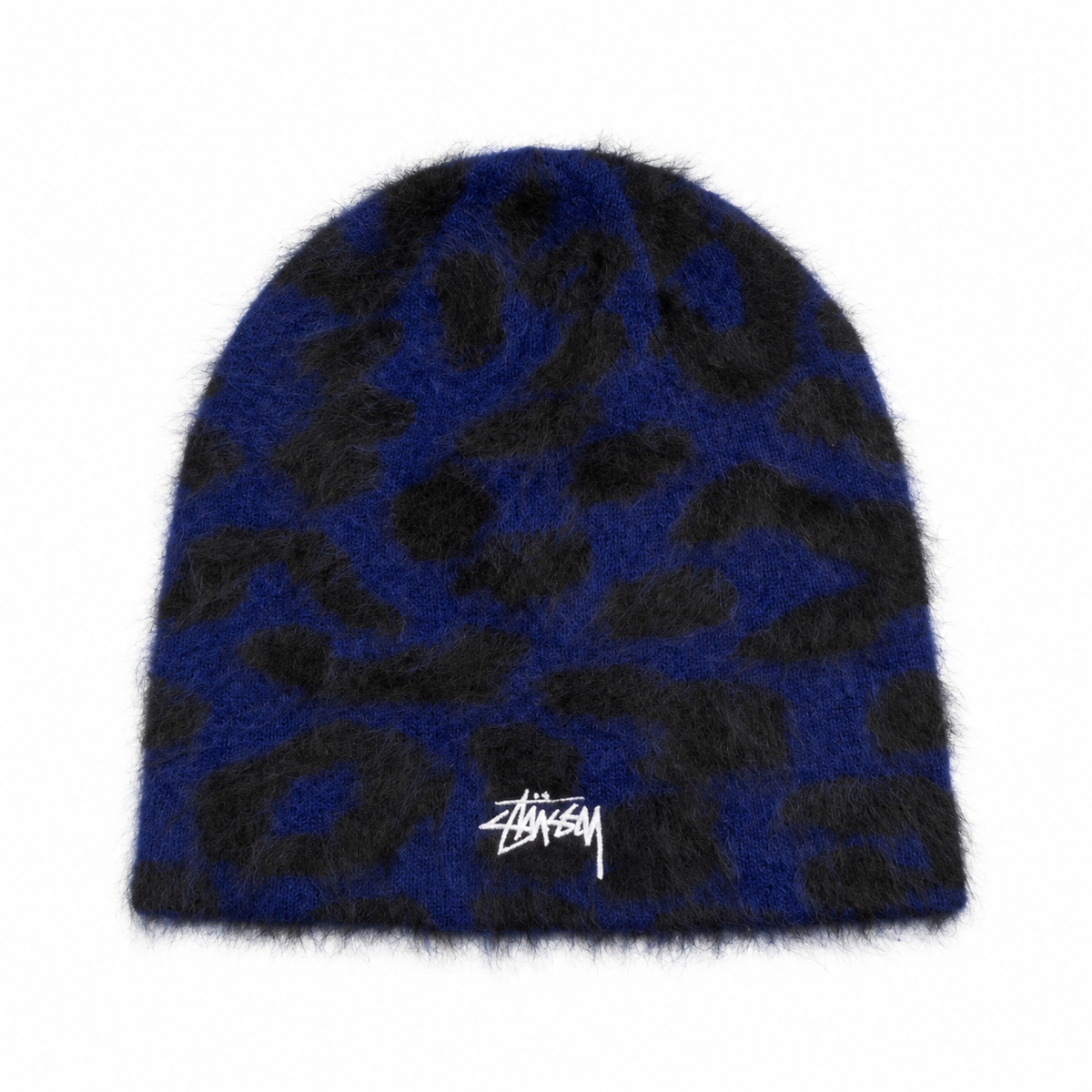 CASHMERE LEOPARD SKULLCAP
