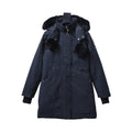 Moose Knuckles Parka Blu Navy con Shearling