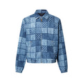 Louis Vuitton Blouson Denim Patchwork con Logo