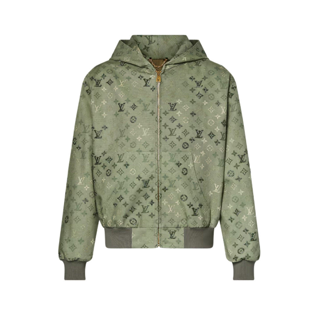 Louis Vuitton Blouson con Cappuccio e Monogramma