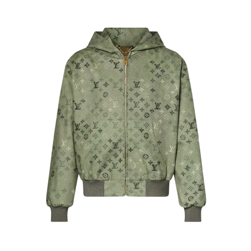 Louis Vuitton Blouson con Cappuccio e Monogramma