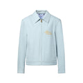 Louis Vuitton Blouson in Denim con Logo Ricamato