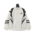 BALENCIAGA Giacca Sportiva Bianca e Nera con Logo