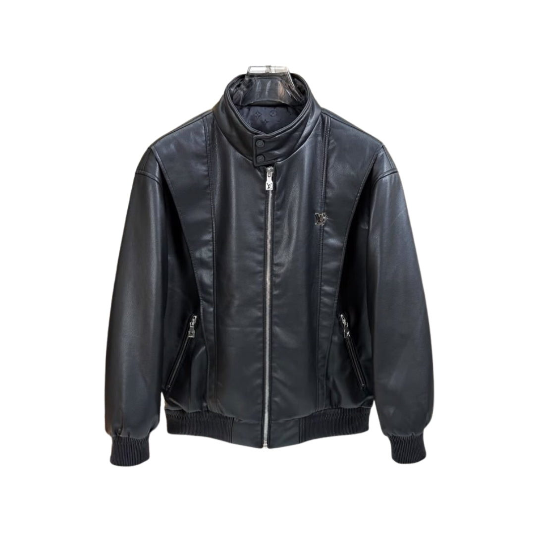 Louis Vuitton Bomber Nero In Ecopelle O Pelle