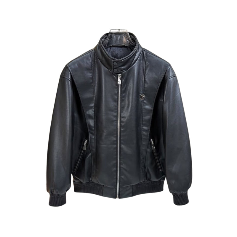Louis Vuitton Bomber Nero In Ecopelle O Pelle