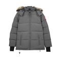 canada goose Parka Chelsea Grigia Cappuccio Pelliccia