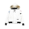 canada goose Chilliwack Bianco Cappuccio Pelliccia