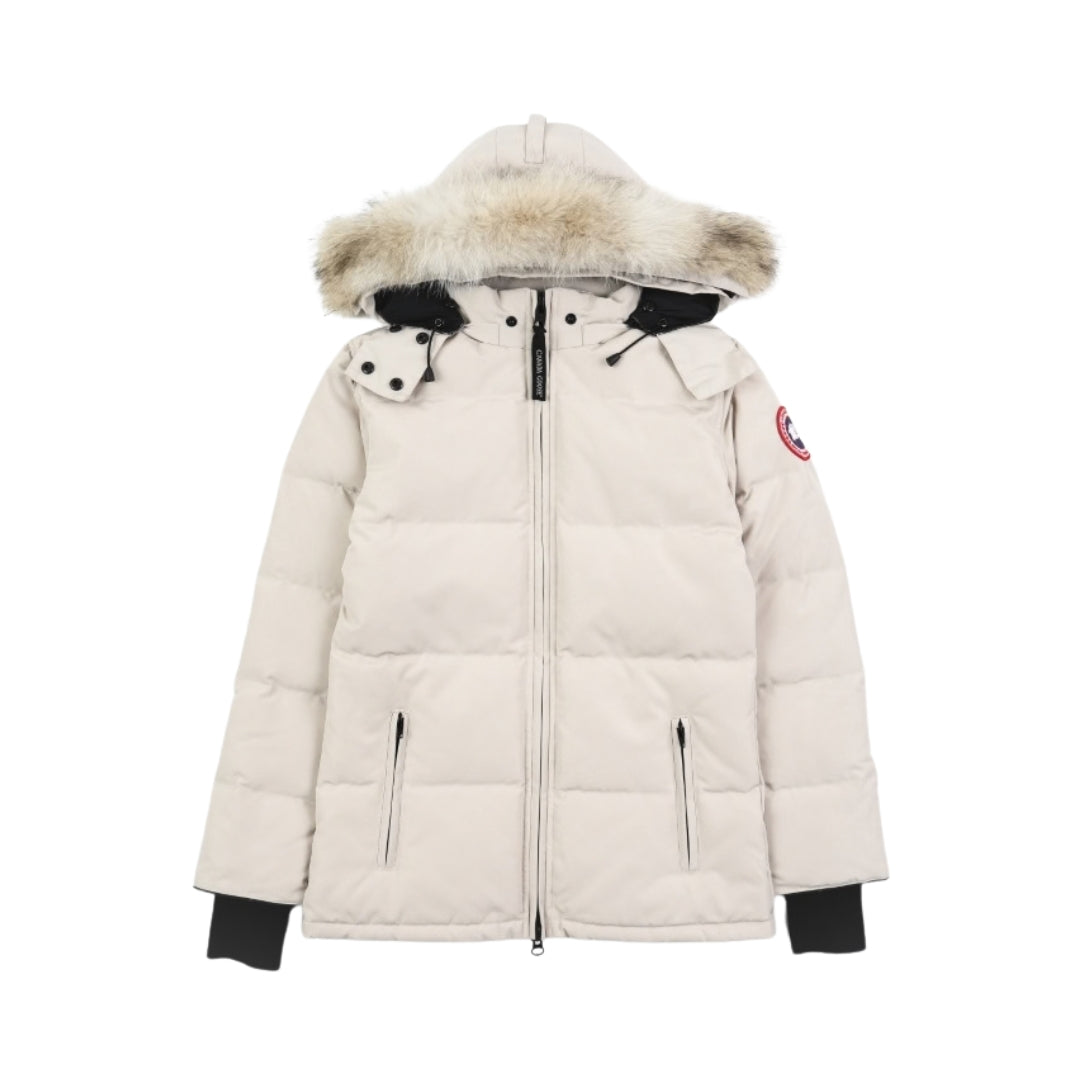 canada goose Parka Chelsea Crema Cappuccio Pelliccia