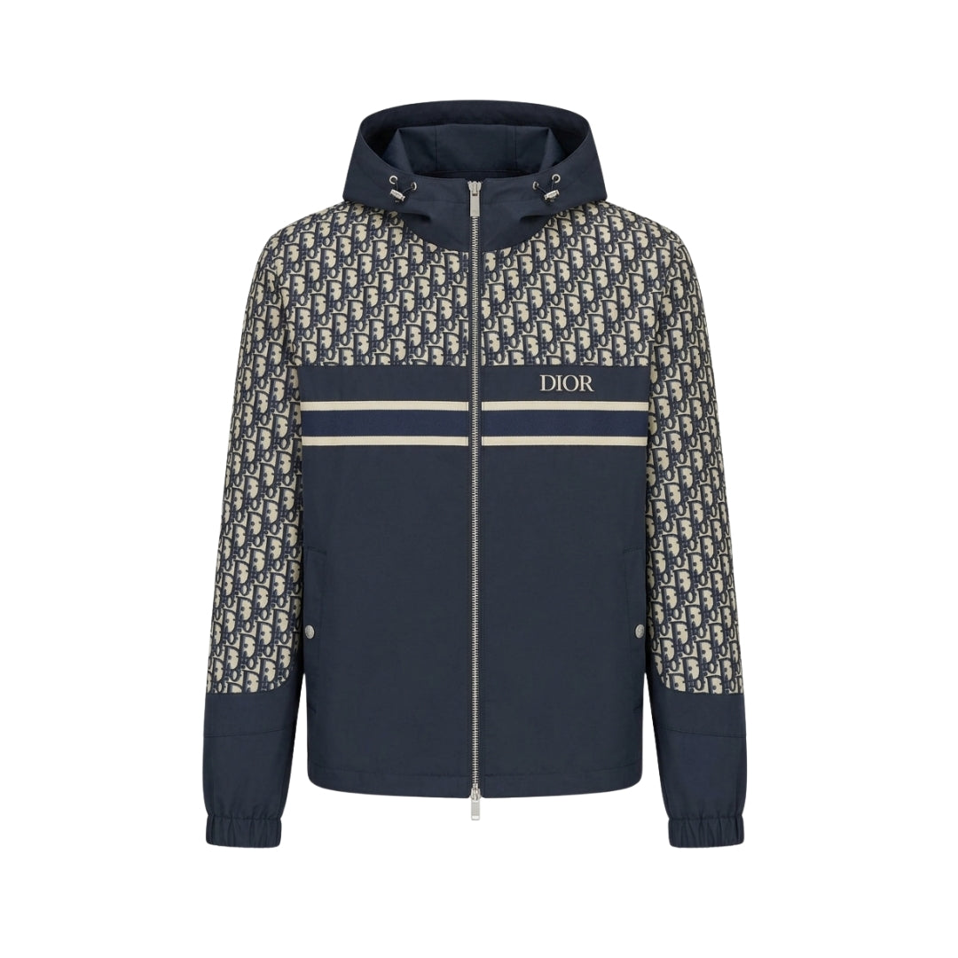 Dior Vento Blu Navy con Motivo Oblique