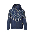 Louis Vuitton Cappuccio Blu Navy Monogramma Beige
