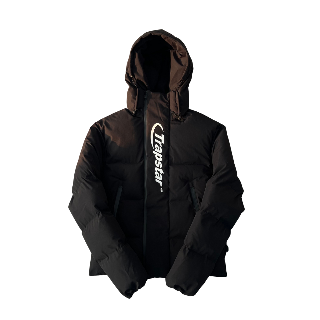 Trapstar Hyperdrive Technical Hooded Puffer Jacket Black
