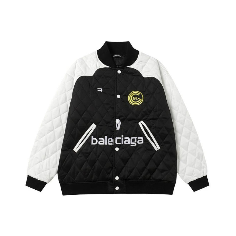 BALENCIAGA designer clothing varsity baseball coat